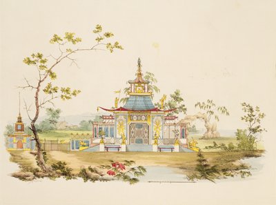 Design for a Chinese Temple, c.1810 by G. Landi